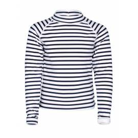 T-shirt anti-UV pour filles - manches longues Sailor Blanc/Bleu, JUJA