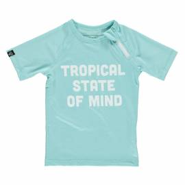 T-shirt de bain anti-UV pour enfants Tropical State of Mind - Aqua, Beach & Bandits