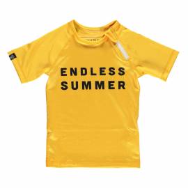 T-shirt de bain anti-UV pour enfants Endless Summer Jaune, Beach & Bandits