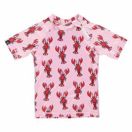 T-shirt de bain anti-UV pour filles Rose, Beach & Bandits