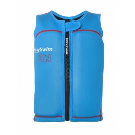 EasySwim - Gilet de flottaison anti-UV pour garçon  Fun Bleu, EasySwim