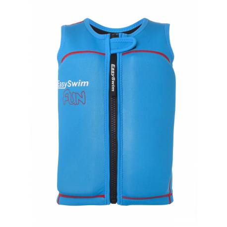 EasySwim - Gilet de flottaison anti-UV pour garçon  Fun Bleu, EasySwim