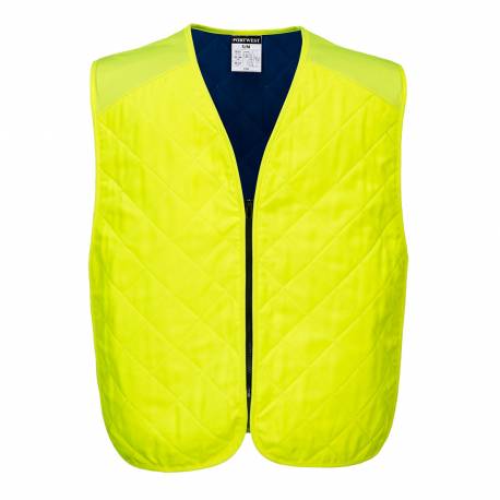 Gilet de rafraichissement jaune, Portwest