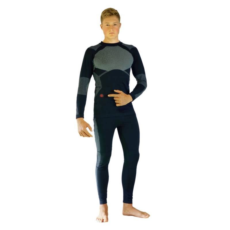 Combinaison Chauffante Homme/femme - 42 Zones Chauffantes, 3 Niveaux (38°C à 58°C), Batterie 16000 MAh Incluse