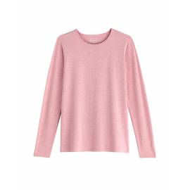 T shirt anti UV pour femme - Manches longues - Morada - Rose