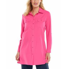 T shirt anti UV pour femme - Tunique Santorin - Bloom Rose