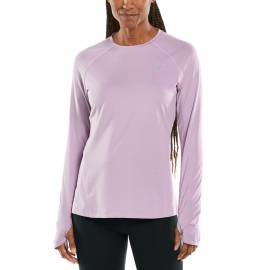 Fitness Top anti UV femme - Manches longues - Devi - Lavande