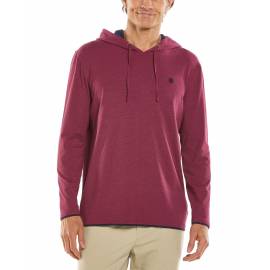 Sweat à capuche anti UV pour homme - Oasis - Cranberry