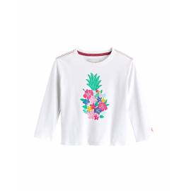 T shirt UV pour Enfant en bas âge - Manches longues - Coco Plum graphique - Blanc