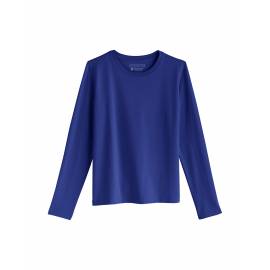 T Shirt anti UV pour Enfant - Manches longues - Coco Plum - bleu Saphir
