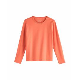 T Shirt anti UV pour Enfant - Manches longues - Coco Plum - Corail MOU