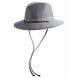 Chapeau anti UV ventilé pour homme - Kaden - gris fumée