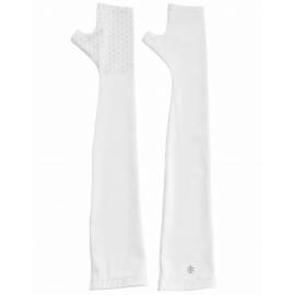 Manches anti-UV pour femme - Blanc