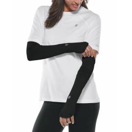 Manches Performance anti UV pour femme - Backspin - Noir