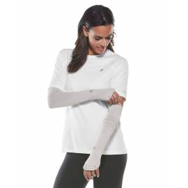 Manches Performance anti UV pour femme - Backspin - Argent