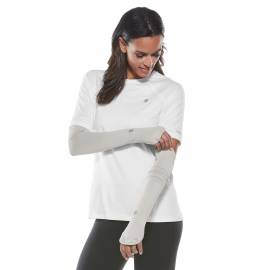 Manches Performance anti UV pour femme - Backspin - Argent
