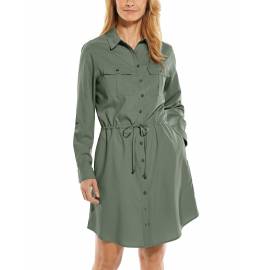 Tunique Robe de voyage anti UV pour femme - Napa - Olive