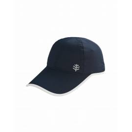 Casquette sport anti UV pour adulte - Lenny - Marine / Blanc