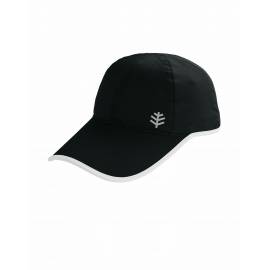 Casquette sport anti UV pour enfant - Lenny - Noir / Blanc