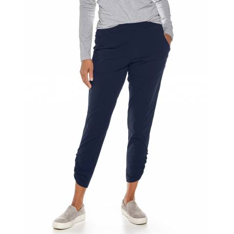 pantalon Casual anti UV pour femme - Café Ruche - Marine