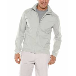 Veste d'été anti-UV packable pour homme - Verdon - glace gris