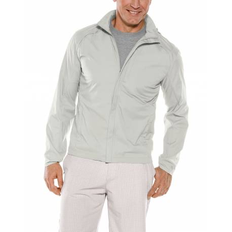 Veste d'été anti-UV packable pour homme - Verdon - glace gris