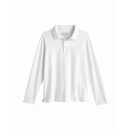 Polo anti UV pour Enfant - Manches longues - Coppitt - Blanc