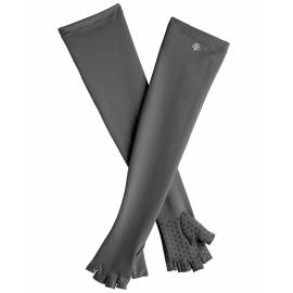 Gants avec Manches longues anti UV pour adulte - Perpetua - Charbon