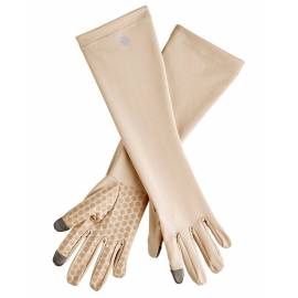 Gants résistants aux UV avec Manches pour adulte - Bona - Beige