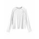 T shirt sport UV pour enfant - Manches longues - Agilité - Blanc