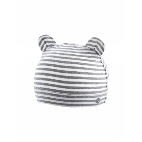 Bonnet pour bébé résistant aux UV  - Critter Faune - Gris / Blanc