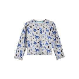 T Shirt anti UV pour bébé - Manches longues - LumaLeo - Gris