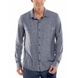 Chemise anti UV pour homme - Bouton Vita Down - Navy