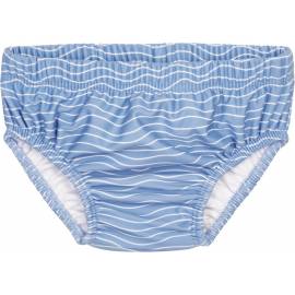 Maillot de bain anti-UV pour bébé - Lavable - Crabe - Bleu clair / rose