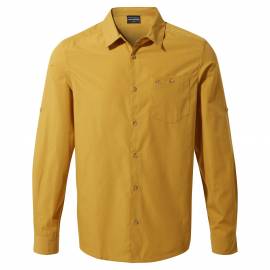 Chemise anti-UV pour hommes - Manches longues - Kiwi Ridge - Butterscoth foncé