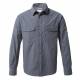 Chemise anti-UV pour hommes - Manches longues - Kiwi - Bleu Ombre