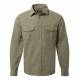 Chemise anti-UV pour hommes - Manches longues - Kiwi - Galets