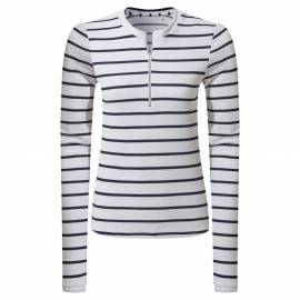 T-shirt de bain anti-UV pour femme - Cordelia Rash Vest - Navy / Blanc