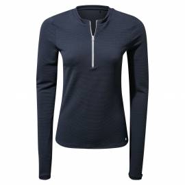 T-shirt de bain anti-UV pour femme - Cordelia Rash Vest - Navy