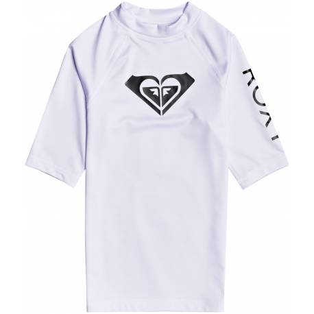 T-shirt de anti-UV de bain pour jeune fille - Whole Hearted - Blanc