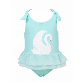 Maillot de bain anti-UV pour fille - Turquoise