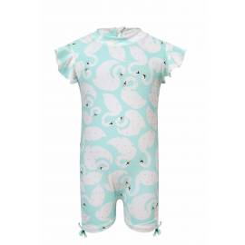Combinaison de bain anti-UV pour fille - Cygne