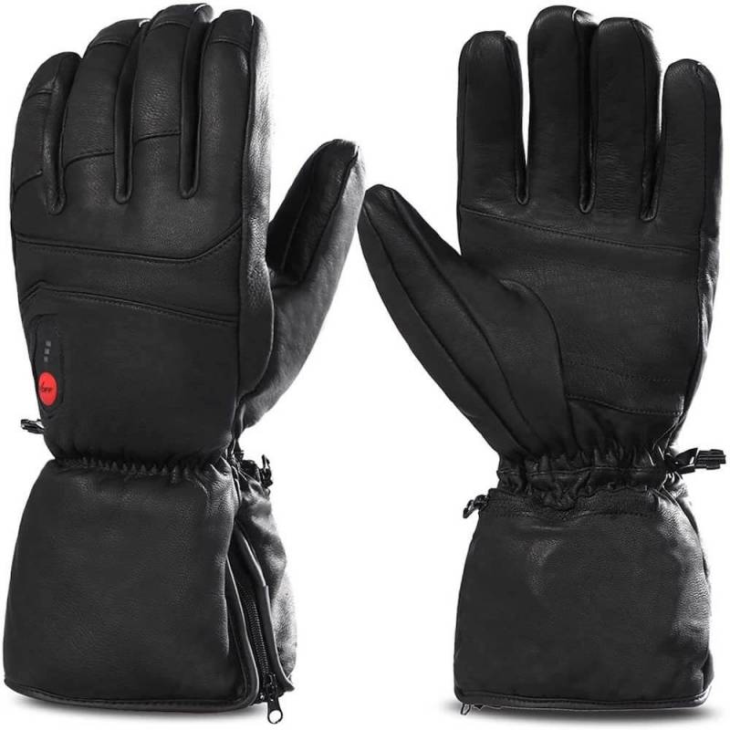 Gants chauffants Powergloves Ski Light Boost - Black