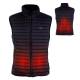 Gilet Chauffant Heated Vest Homme Noir, Therm-Ic