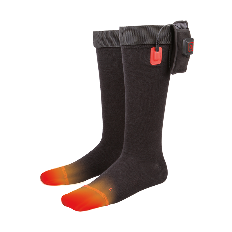 Chaussettes de ski chauffantes HEATED SOCKS + BATTERIES S-PACK 1200 THERM-IC