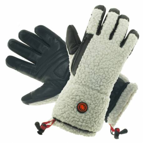 Gants chauffants imitation peau de mouton Glovii