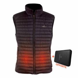 Gilet Chauffant Unisexe 9 Zones - 3 Températures Réglables - Pour Rando, Moto, Chasse - Léger Et Confortable - Sans Batterie Incluse