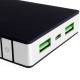 Power Bank 10000mAh avec 2 sorties USB Li-Poly, glovii