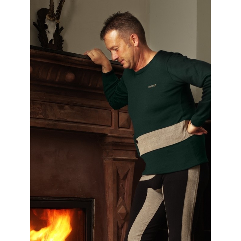 Ensemble de sous-vêtements thermiques homme manches longues et