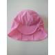 Casquette anti uv pour bébé - Rose